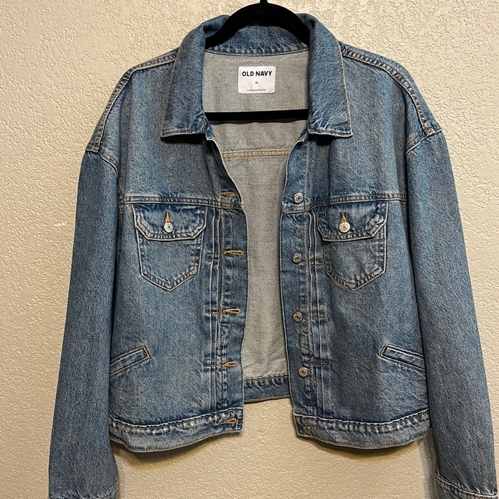 NWT Old Navy denim jacket size XL